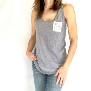 Keds Tank Top with Lace Pocket